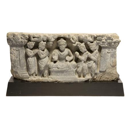 Gandharan Gray Schist Frieze
	  Estimate:$300-$500