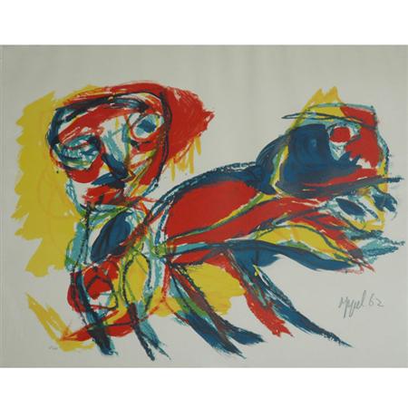 Karel Appel [MAN AND ANIMAL] Color