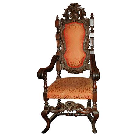 Italian Style Carved Oak Armchair Estimate nbsp 200 nbsp nbsp nbsp 400 6838d