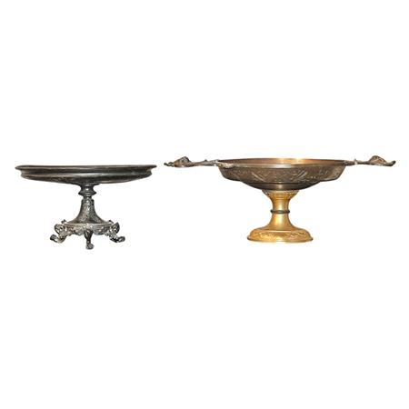 Two Neoclassical Style Patinated Metal 683a8