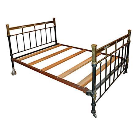 Empire Style Brass and Iron Bedstead Estimate nbsp 400 nbsp nbsp nbsp 600 683b2