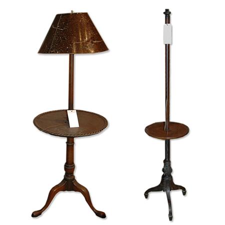 Two Georgian Style Mahogany Lamps Estimate nbsp 200 nbsp nbsp nbsp 300 683b5