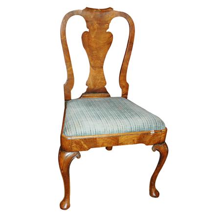 Georgian Style Walnut Side Chair Estimate nbsp 50 nbsp nbsp nbsp 75 683bf