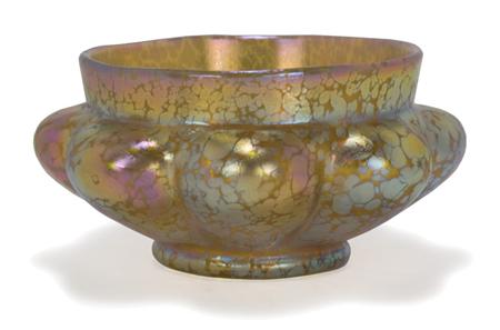 Unsigned Loetz Glass Bowl
	  Estimate:$1,000-$1,500