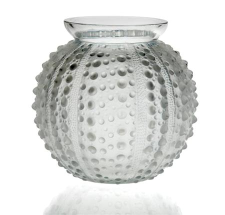 Lalique Mold Blown Glass Oursin Vase
	