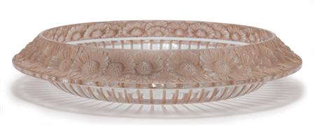 Lalique Molded Glass Marguerites