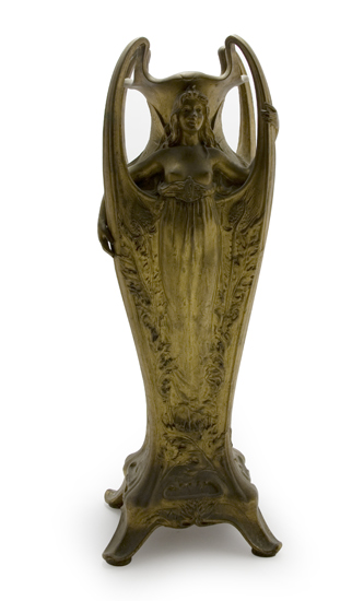 Art Nouveau Gilt-Bronze Figural Vase
	