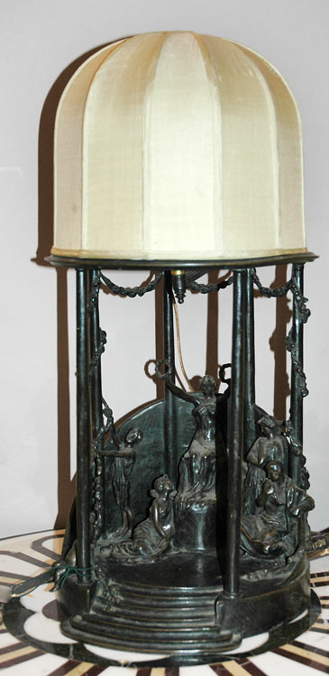 Austrian Bronze Figural Lamp
	