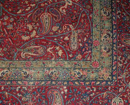 Kirman Carpet
	  Estimate:$800-$1,200