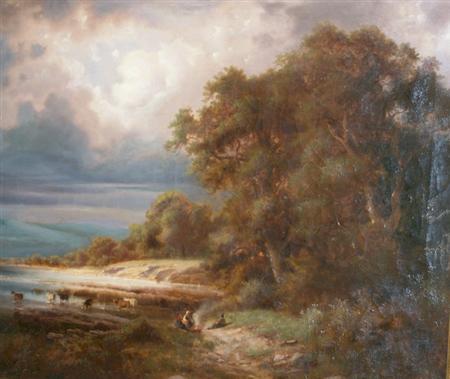 Attributed to Frank T. Bowers Peaceful