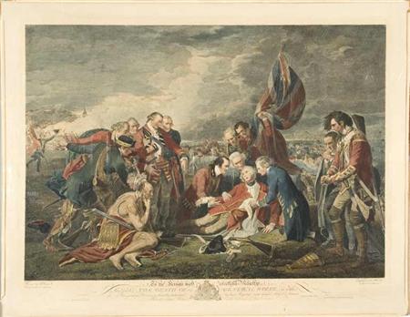 After Benjamin West THE DEATH OF