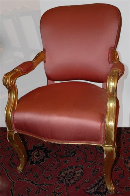 Gold Painted Open Armchair Estimate nbsp 400 nbsp nbsp nbsp 600 680cd