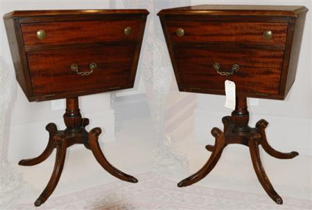 Pair of Classical Style Mahogany