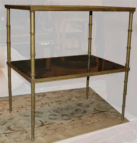 Regency Style Faux Bamboo and Metal 680d8