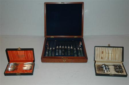 Group of Seven Boxed Silver and 68132