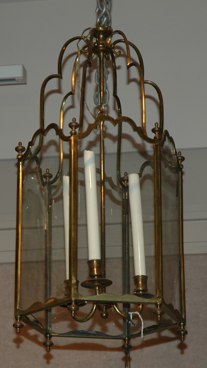 Brass Three Light Hall Lantern Estimate nbsp 400 nbsp nbsp nbsp 600 68169