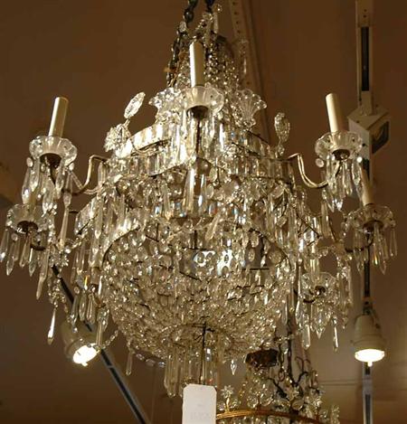 Neoclassical Style Cut Glass and 68173