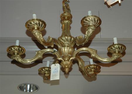 Louis XVI Style Bronze Six Light 68176