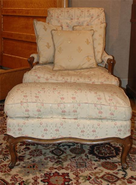 Louis XV Style Fruitwood Fauteuil