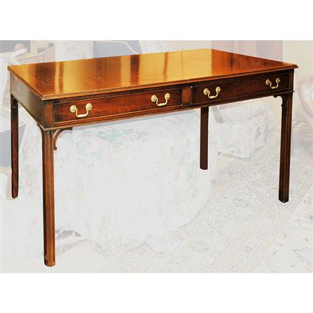 George III Style Mahogany Writing 6858b