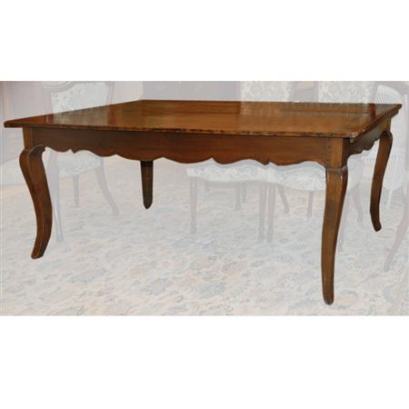 French Provincial Walnut Farm Table  68590