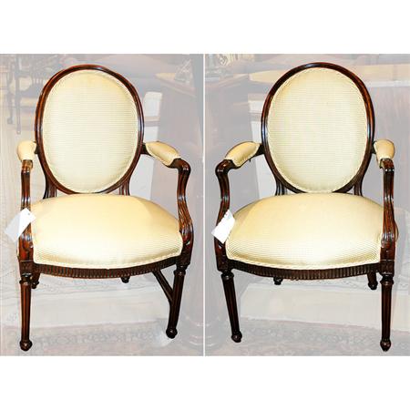 Pair of George III Style Mahogany 6861f