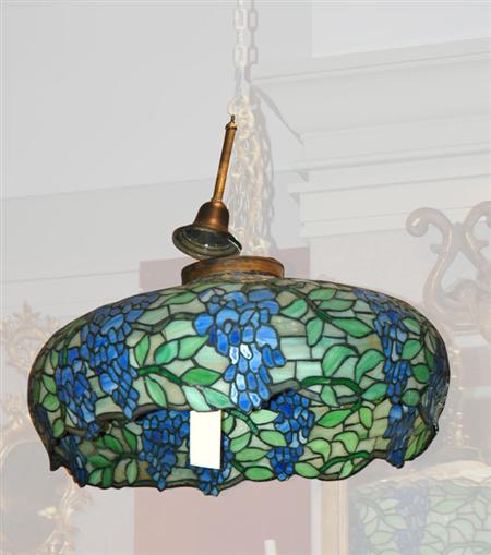 Tiffany Style Leaded Glass Ceiling