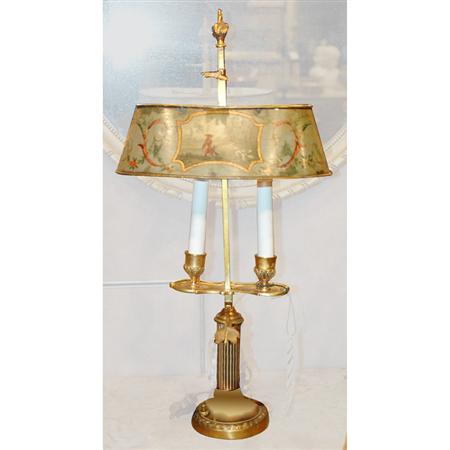 Louis XVI Style Bouillotte Lamp
	  Estimate:$400-$600