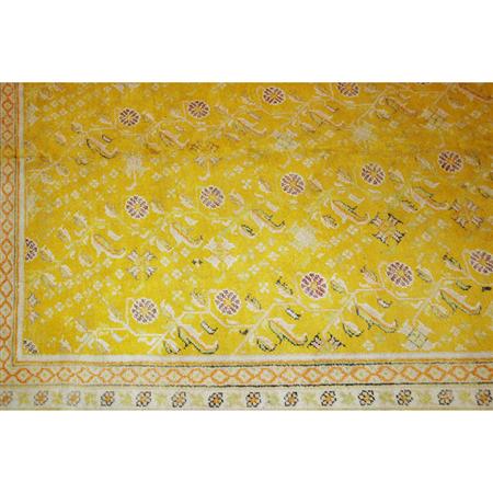 Cotton Agra Rug
	  Estimate:$250-$350