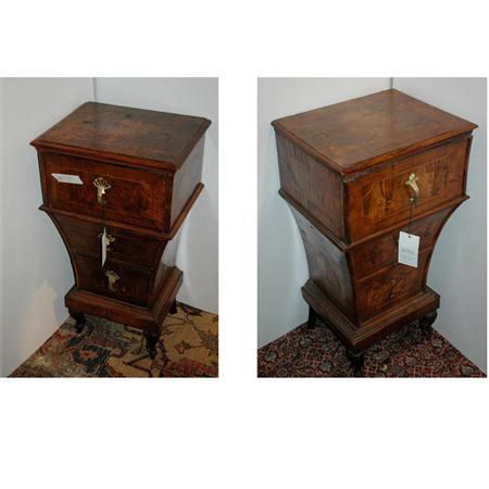 Pair of Italian Rococo Style Walnut 6870c