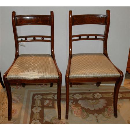 Set of Six Regency Style Walnut