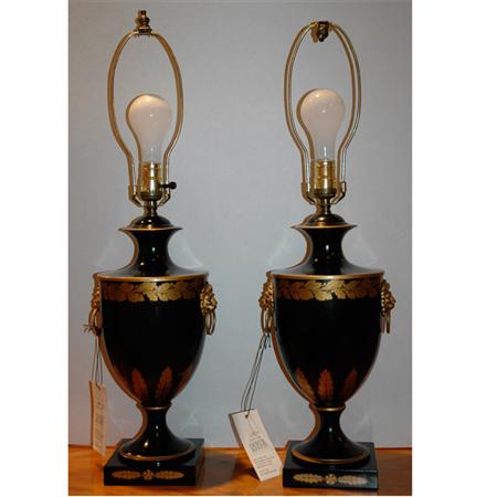 Pair of Neoclassical Style Gilt Decorated