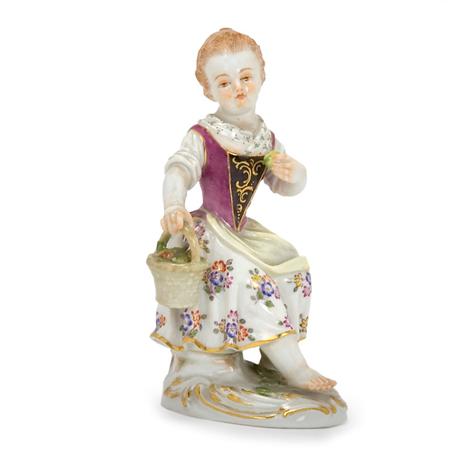 Meissen Porcelain Figure of a Fruit 68757