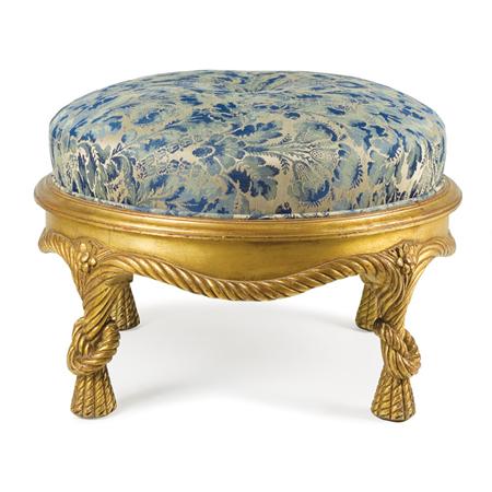 Neoclassical Style Gilt Wood Stool  68774