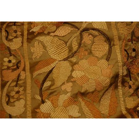 Silk Tapestry Coverlet
	  Estimate:$150-$250