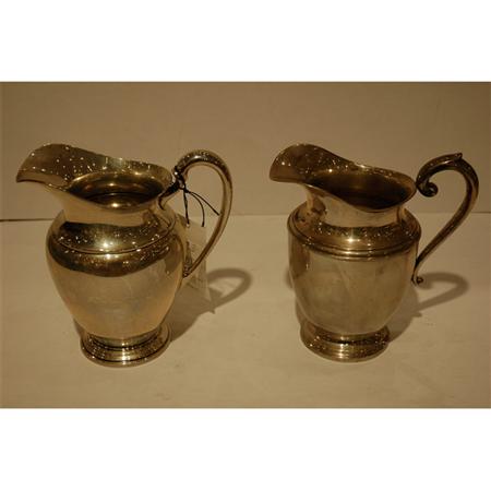 Two Sterling Silver Water Pitchers  687c7