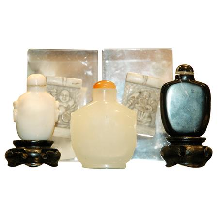 Group of Three Chinese Hardstone