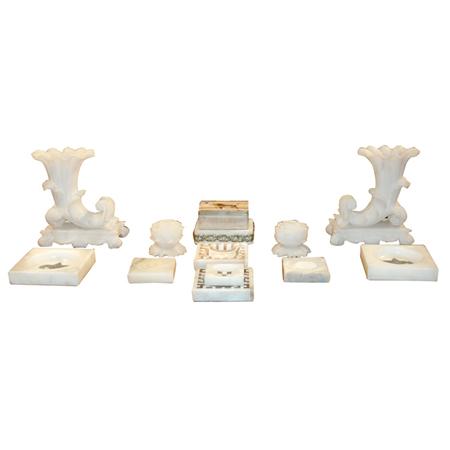 Group of Alabaster and Hardstone 68426