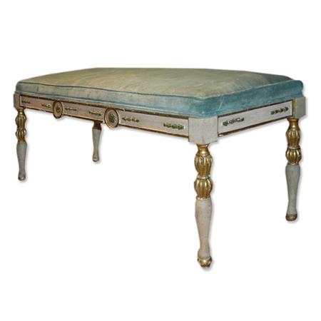 Louis XVI Style Ivory Painted Bench Estimate nbsp 300 nbsp nbsp nbsp 400 68429