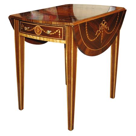 Regency Style Marquetry Inlaid 68438