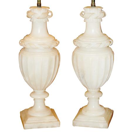 Pair of Neoclassical Style Alabaster 68443