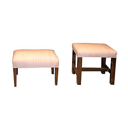 Two George III Style Mahogany Stools Estimate nbsp 400 nbsp nbsp nbsp 600 6849e