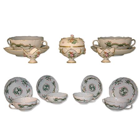 Group of Meissen Porcelain Table 684b8