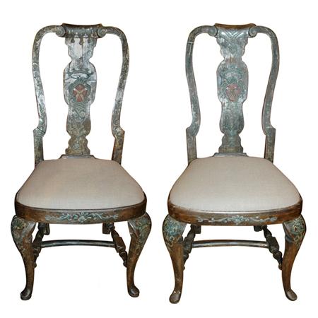 Pair of Italian Painted Side Chairs Estimate nbsp 800 nbsp nbsp nbsp 1 200 684bb