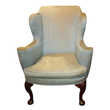 Queen Anne Style Walnut Wing Chair Estimate nbsp 400 nbsp nbsp nbsp 600 684d5