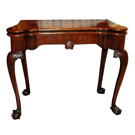 George III Style Mahogany Fold-Over