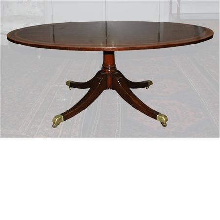 George III Style Banded Mahogany 68542