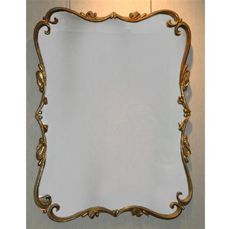 Rococo Style Painted and Gilt-Metal