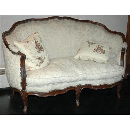 Louis XV Style Walnut Upholstered 68560
