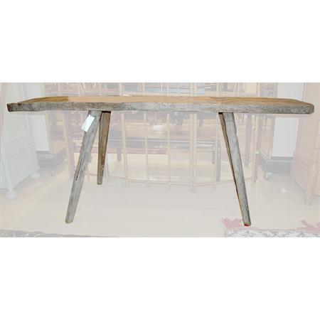 Rustic Pine Plank Table
	  Estimate:$500-$700